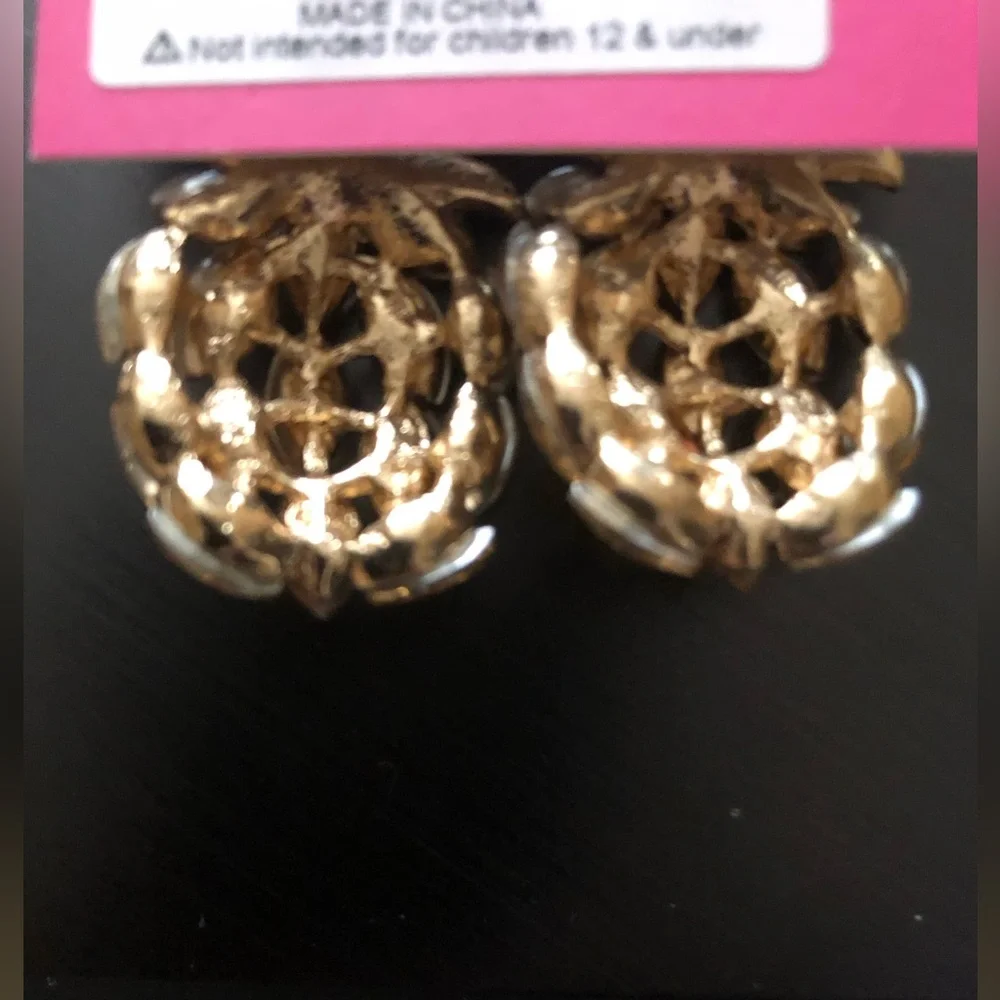 Betsey Johnson earrings brand new with tags. - Picture 2 of 4